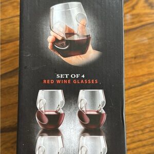 Set of 4 Red Wine Glasses